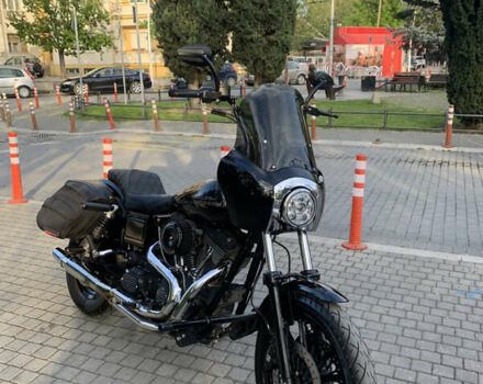Черный Харлей-Дэвидсон 1450 Dyna Super Glide, объемом двигателя 1.58 л и пробегом 40 тыс. км за 20000 $, фото 1 на Automoto.ua