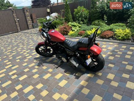 Харлей-Дэвидсон 883 Iron 2019 в Днепре (Днепропетровске) на Automoto.ua Красный Харлей-Дэвидсон 883 Iron, объемом двигателя 0.88 л и пробегом 8 тыс. км за 9500 $, фото 1 на Automoto.ua