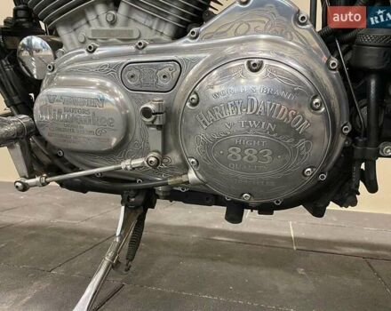 Черный Харлей-Дэвидсон 883 Sportster Custom, объемом двигателя 0.8 л и пробегом 18 тыс. км за 12000 $, фото 56 на Automoto.ua