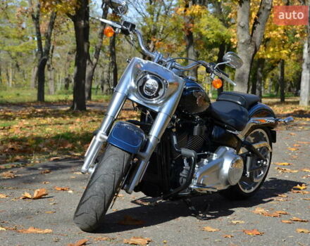 Синий Харлей-Дэвидсон Фэт Бой, объемом двигателя 1.87 л и пробегом 8 тыс. км за 35000 $, фото 18 на Automoto.ua