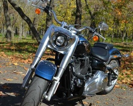 Синий Харлей-Дэвидсон Фэт Бой, объемом двигателя 1.87 л и пробегом 8 тыс. км за 35000 $, фото 15 на Automoto.ua