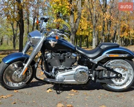 Синий Харлей-Дэвидсон Фэт Бой, объемом двигателя 1.87 л и пробегом 8 тыс. км за 35000 $, фото 14 на Automoto.ua