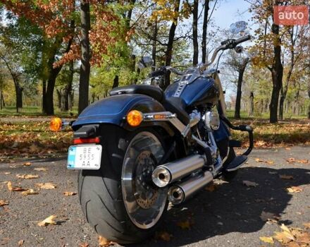 Синий Харлей-Дэвидсон Фэт Бой, объемом двигателя 1.87 л и пробегом 8 тыс. км за 35000 $, фото 16 на Automoto.ua