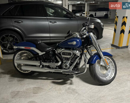 Синий Харлей-Дэвидсон Фэт Бой, объемом двигателя 1.9 л и пробегом 1 тыс. км за 24000 $, фото 13 на Automoto.ua