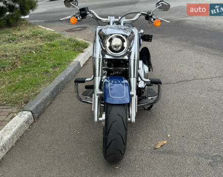 Синий Харлей-Дэвидсон Фэт Бой, объемом двигателя 1.9 л и пробегом 1 тыс. км за 24000 $, фото 10 на Automoto.ua