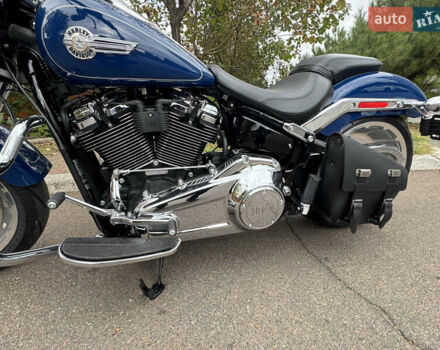 Синий Харлей-Дэвидсон Фэт Бой, объемом двигателя 1.9 л и пробегом 1 тыс. км за 24000 $, фото 9 на Automoto.ua