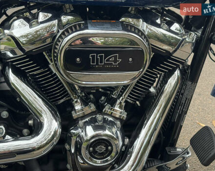 Синий Харлей-Дэвидсон Фэт Бой, объемом двигателя 1.9 л и пробегом 1 тыс. км за 24000 $, фото 6 на Automoto.ua