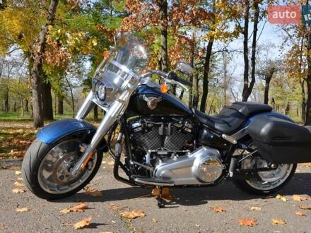 Харлей-Дэвидсон Фэт Бой 2018 в Николаеве на Automoto.ua Синий Харлей-Дэвидсон Фэт Бой, объемом двигателя 1.87 л и пробегом 8 тыс. км за 35000 $, фото 1 на Automoto.ua