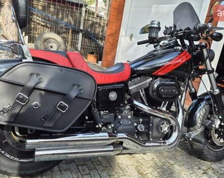 Черный Харлей-Дэвидсон Dyna Fat Bob, объемом двигателя 1.69 л и пробегом 7 тыс. км за 15000 $, фото 6 на Automoto.ua