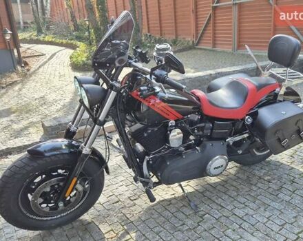Черный Харлей-Дэвидсон Dyna Fat Bob, объемом двигателя 1.69 л и пробегом 7 тыс. км за 15000 $, фото 9 на Automoto.ua