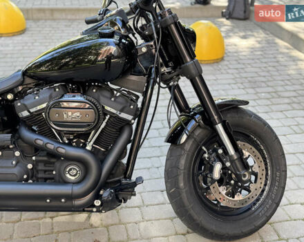 Черный Харлей-Дэвидсон Fat Bob, объемом двигателя 1.87 л и пробегом 5 тыс. км за 20000 $, фото 11 на Automoto.ua