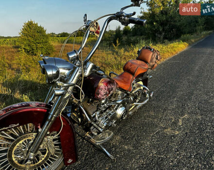 Харлей-Дэвидсон FLSTC 1987 в Кременчуге на Automoto.ua Красный Харлей-Дэвидсон FLSTC, объемом двигателя 1.34 л и пробегом 31 тыс. км за 24000 $, фото 7 на Automoto.ua