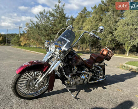 Харлей-Дэвидсон FLSTC 1987 в Кременчуге на Automoto.ua Красный Харлей-Дэвидсон FLSTC, объемом двигателя 1.34 л и пробегом 31 тыс. км за 24000 $, фото 9 на Automoto.ua