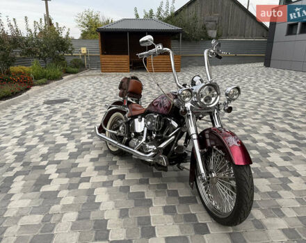 Харлей-Дэвидсон FLSTC 1987 в Кременчуге на Automoto.ua Красный Харлей-Дэвидсон FLSTC, объемом двигателя 1.34 л и пробегом 31 тыс. км за 24000 $, фото 12 на Automoto.ua