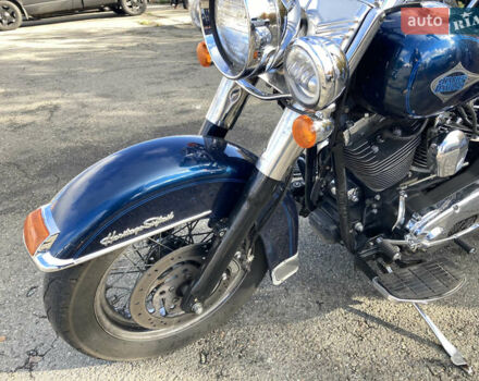 Синій Харлей-Девідсон FLSTC, об'ємом двигуна 1.45 л та пробігом 48 тис. км за 9000 $, фото 8 на Automoto.ua