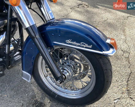 Синій Харлей-Девідсон FLSTC, об'ємом двигуна 1.45 л та пробігом 48 тис. км за 9000 $, фото 7 на Automoto.ua