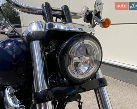 Синий Харлей-Дэвидсон FXLR, объемом двигателя 1.8 л и пробегом 1 тыс. км за 15600 $, фото 4 на Automoto.ua