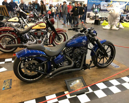 Синій Харлей-Девідсон Softail Deluxe, об'ємом двигуна 1.7 л та пробігом 12 тис. км за 30000 $, фото 2 на Automoto.ua