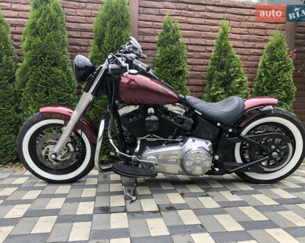 Красный Харлей-Дэвидсон Softail Slim FLS, объемом двигателя 1.7 л и пробегом 69 тыс. км за 10000 $, фото 1 на Automoto.ua