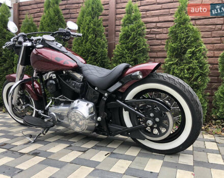 Красный Харлей-Дэвидсон Softail Slim FLS, объемом двигателя 1.7 л и пробегом 69 тыс. км за 10000 $, фото 13 на Automoto.ua