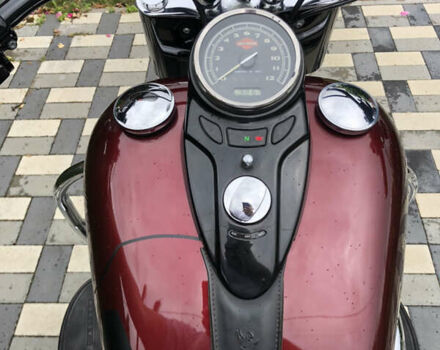 Красный Харлей-Дэвидсон Softail Slim FLS, объемом двигателя 1.7 л и пробегом 69 тыс. км за 10000 $, фото 6 на Automoto.ua