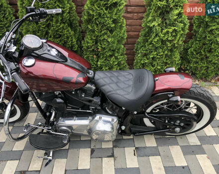 Красный Харлей-Дэвидсон Softail Slim FLS, объемом двигателя 1.7 л и пробегом 69 тыс. км за 10000 $, фото 9 на Automoto.ua