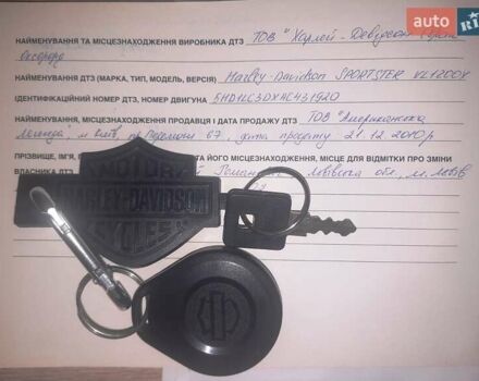 Чорний Харлей-Девідсон XL 1200X, об'ємом двигуна 1.2 л та пробігом 68 тис. км за 9000 $, фото 16 на Automoto.ua