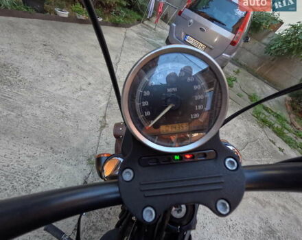 Синий Харлей-Дэвидсон XL 883N, объемом двигателя 0.88 л и пробегом 23 тыс. км за 8500 $, фото 10 на Automoto.ua