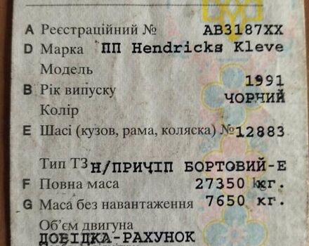 Хендрикс Клеве, объемом двигателя 0 л и пробегом 100 тыс. км за 3000 $, фото 9 на Automoto.ua