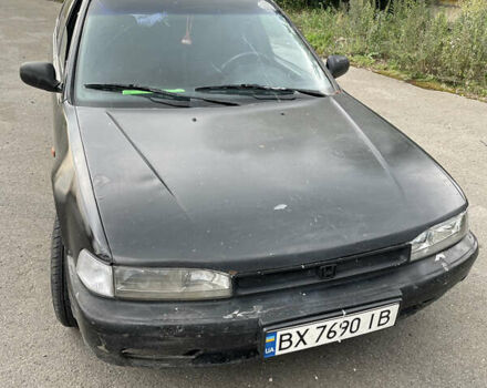 Черный Хонда Аккорд, объемом двигателя 2 л и пробегом 430 тыс. км за 1350 $, фото 1 на Automoto.ua