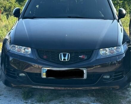 Черный Хонда Аккорд, объемом двигателя 2.4 л и пробегом 252 тыс. км за 5600 $, фото 1 на Automoto.ua