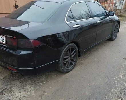 Черный Хонда Аккорд, объемом двигателя 2.4 л и пробегом 308 тыс. км за 6300 $, фото 11 на Automoto.ua