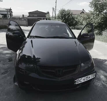 Черный Хонда Аккорд, объемом двигателя 2.4 л и пробегом 363 тыс. км за 6500 $, фото 3 на Automoto.ua