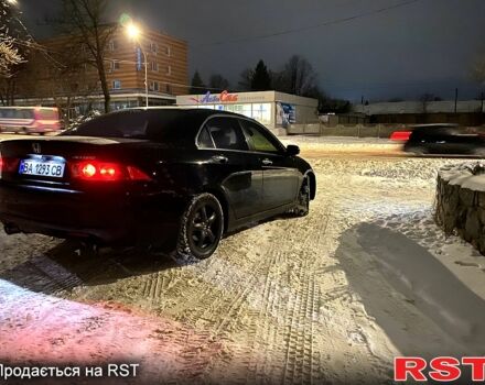 Черный Хонда Аккорд, объемом двигателя 2.4 л и пробегом 284 тыс. км за 6900 $, фото 6 на Automoto.ua