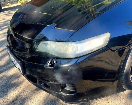 Черный Хонда Аккорд, объемом двигателя 2.4 л и пробегом 296 тыс. км за 5300 $, фото 4 на Automoto.ua