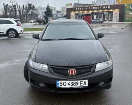Черный Хонда Аккорд, объемом двигателя 2.4 л и пробегом 449 тыс. км за 5500 $, фото 1 на Automoto.ua