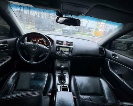 Черный Хонда Аккорд, объемом двигателя 2.4 л и пробегом 449 тыс. км за 5500 $, фото 4 на Automoto.ua