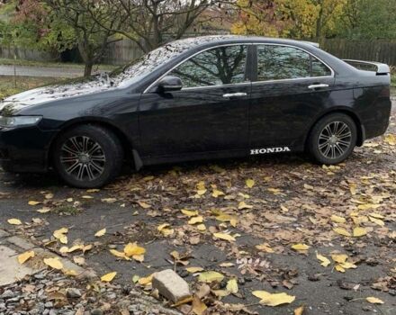 Черный Хонда Аккорд, объемом двигателя 2.4 л и пробегом 221 тыс. км за 7200 $, фото 3 на Automoto.ua