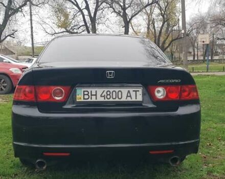 Черный Хонда Аккорд, объемом двигателя 2.4 л и пробегом 220 тыс. км за 6500 $, фото 4 на Automoto.ua