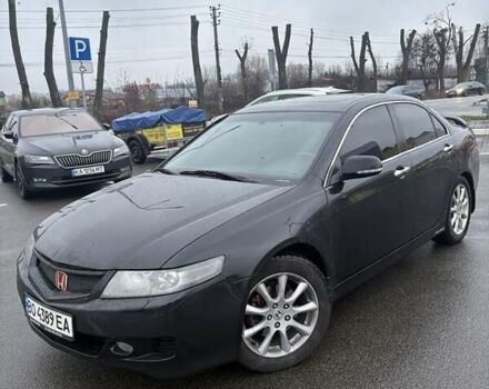 Черный Хонда Аккорд, объемом двигателя 2.4 л и пробегом 449 тыс. км за 5500 $, фото 8 на Automoto.ua