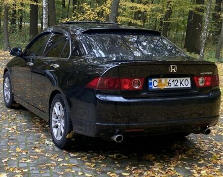 Черный Хонда Аккорд, объемом двигателя 2.4 л и пробегом 200 тыс. км за 6000 $, фото 2 на Automoto.ua