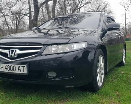 Черный Хонда Аккорд, объемом двигателя 2.4 л и пробегом 220 тыс. км за 6500 $, фото 1 на Automoto.ua