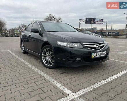 Черный Хонда Аккорд, объемом двигателя 2.4 л и пробегом 142 тыс. км за 6900 $, фото 2 на Automoto.ua