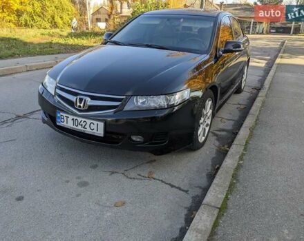 Черный Хонда Аккорд, объемом двигателя 2.4 л и пробегом 298 тыс. км за 5650 $, фото 3 на Automoto.ua
