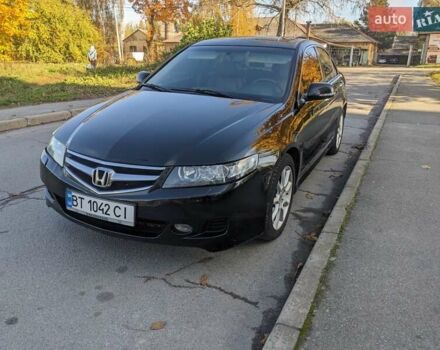 Черный Хонда Аккорд, объемом двигателя 2.4 л и пробегом 298 тыс. км за 5650 $, фото 5 на Automoto.ua