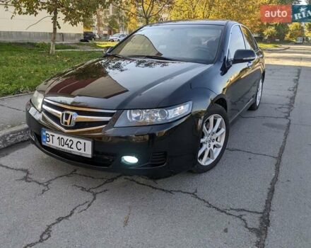 Черный Хонда Аккорд, объемом двигателя 2.4 л и пробегом 298 тыс. км за 5650 $, фото 25 на Automoto.ua