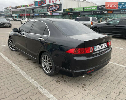 Черный Хонда Аккорд, объемом двигателя 2.4 л и пробегом 142 тыс. км за 6900 $, фото 5 на Automoto.ua