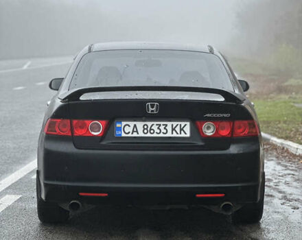 Черный Хонда Аккорд, объемом двигателя 2.4 л и пробегом 339 тыс. км за 6400 $, фото 16 на Automoto.ua