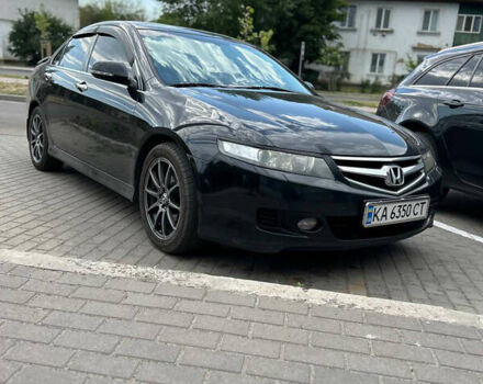 Черный Хонда Аккорд, объемом двигателя 2.4 л и пробегом 339 тыс. км за 6400 $, фото 25 на Automoto.ua