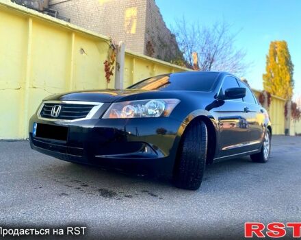 Черный Хонда Аккорд, объемом двигателя 2.4 л и пробегом 215 тыс. км за 6200 $, фото 4 на Automoto.ua